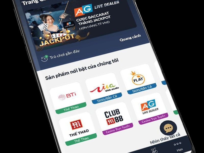 Màn hình đăng ký và đăng nhập sv368 trên điện thoại di động