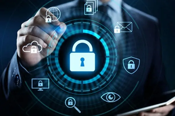 Biểu tượng bảo mật và khóa an toàn tại sv368